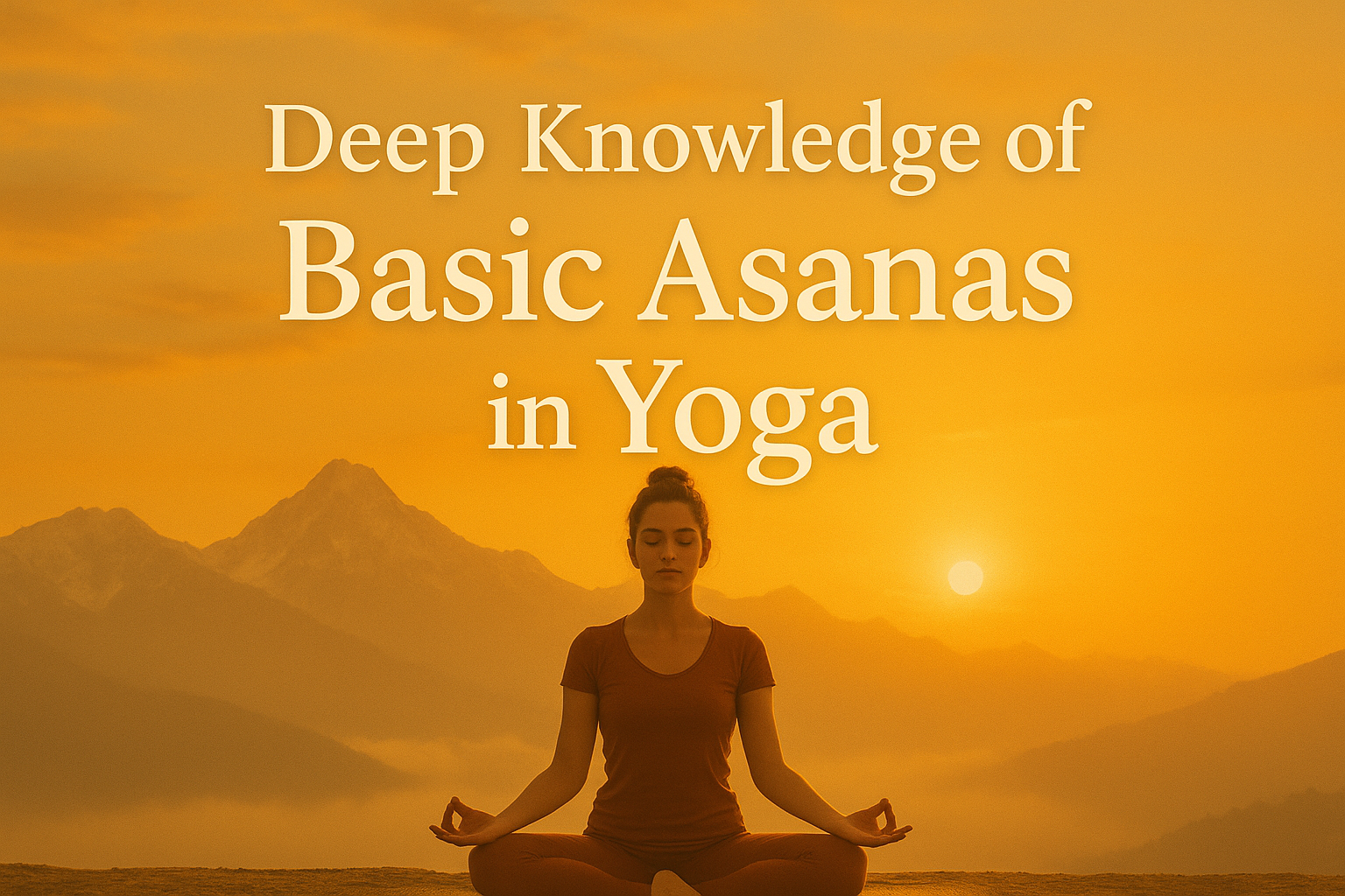 Basic asanas in yoga, asanas in yoga